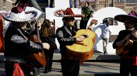 Mariachi muziek kwartet