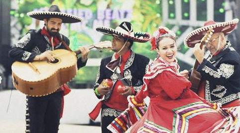 Mariachi muziek trio