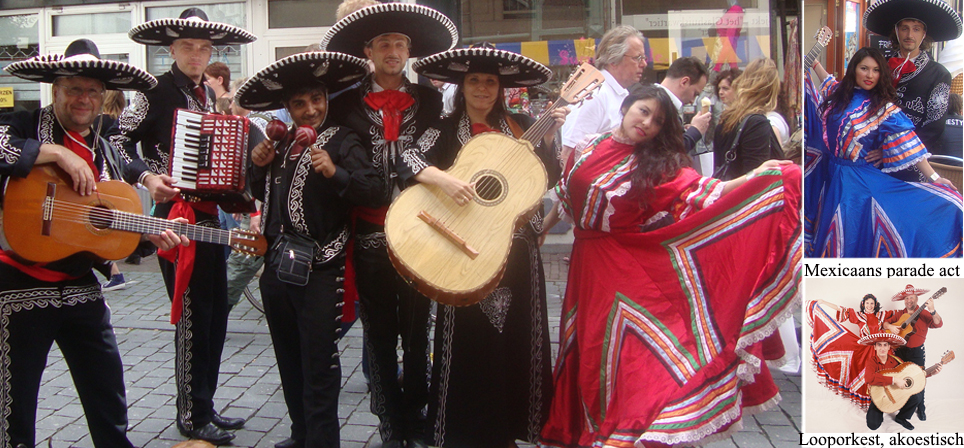 Mexicaanse muziek in een restaurant