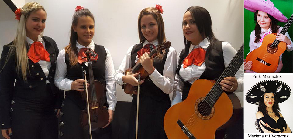 Mariachi band met traditionele sombrero